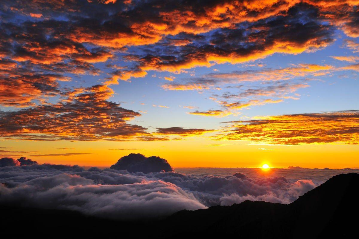 Amanecer en Haleakala, Hawaii