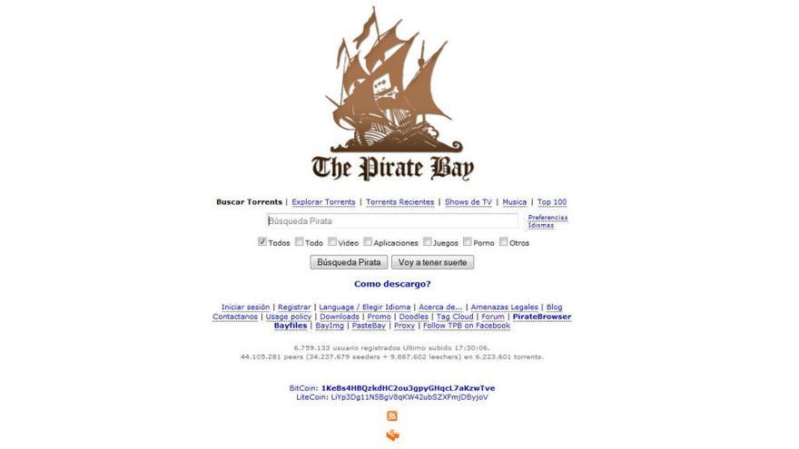 Francia ordena el cierre de &#039;The Pirate Bay&#039;.