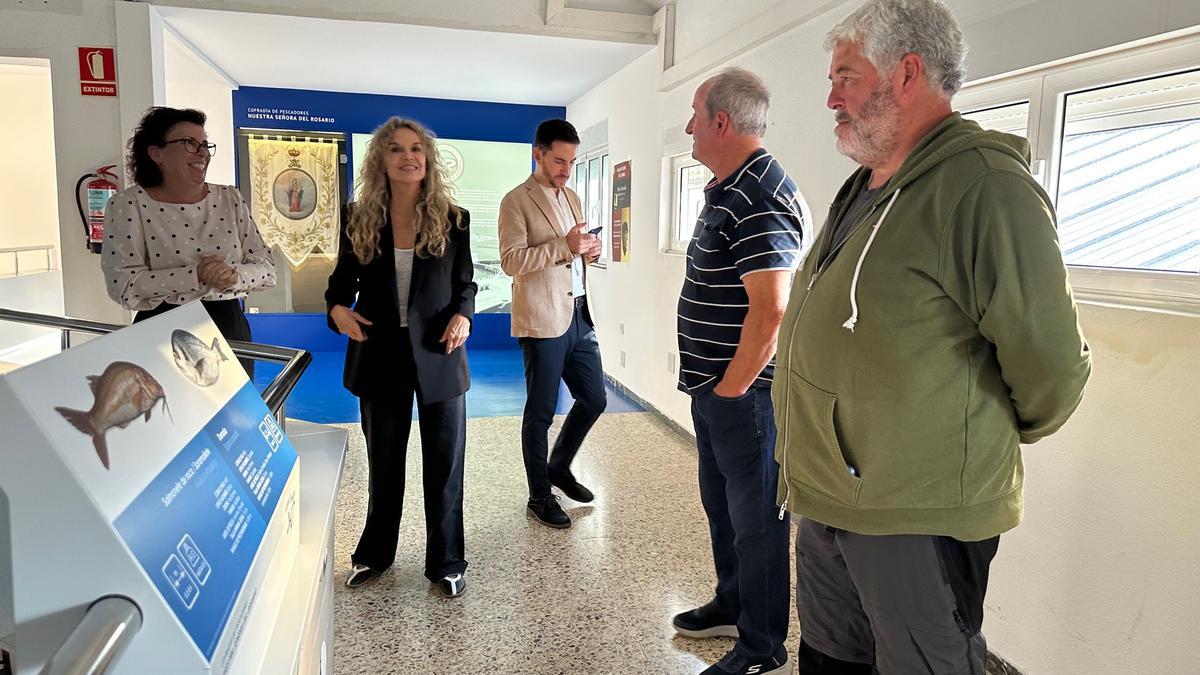 Por la izquierda, Elvira García, Amparo Merino, Jaime Iglesias, Ángel Lanza y José Ramón Pérez.