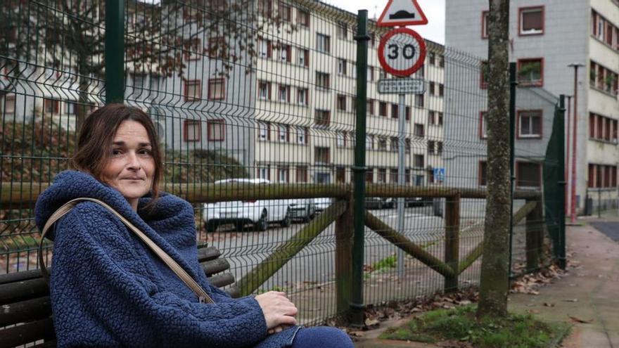 La gijonesa Beatriz Monte, en Pénjamo, Langreo.