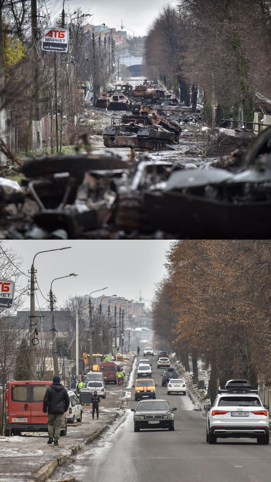 GALERIA | L'abans i el després de la guerra a Ucraïna