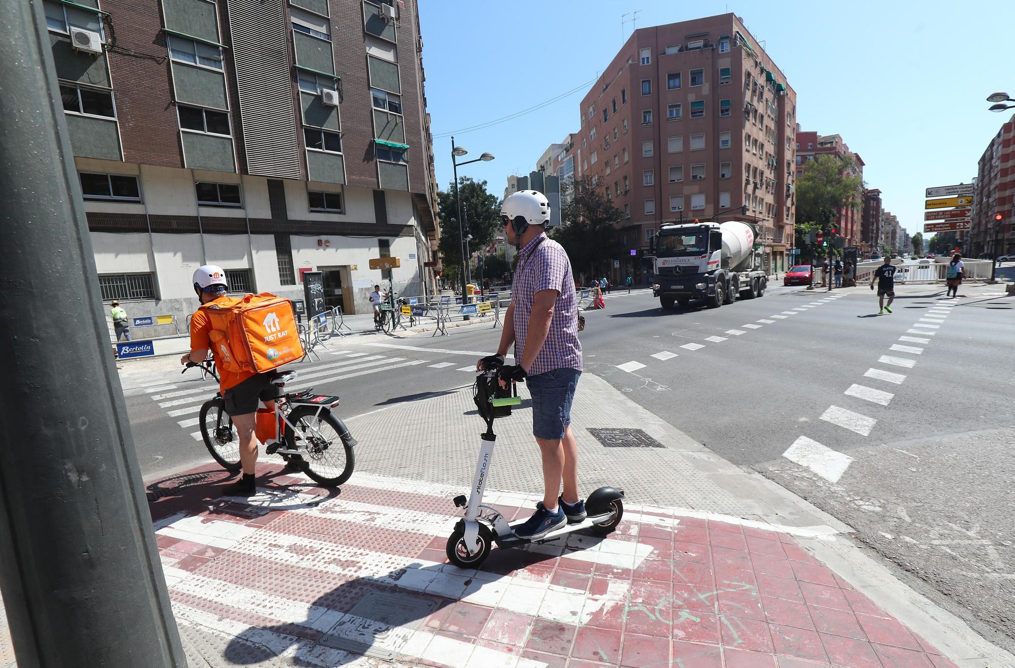 Así van las obras del carril bici de la Avenida del Cid