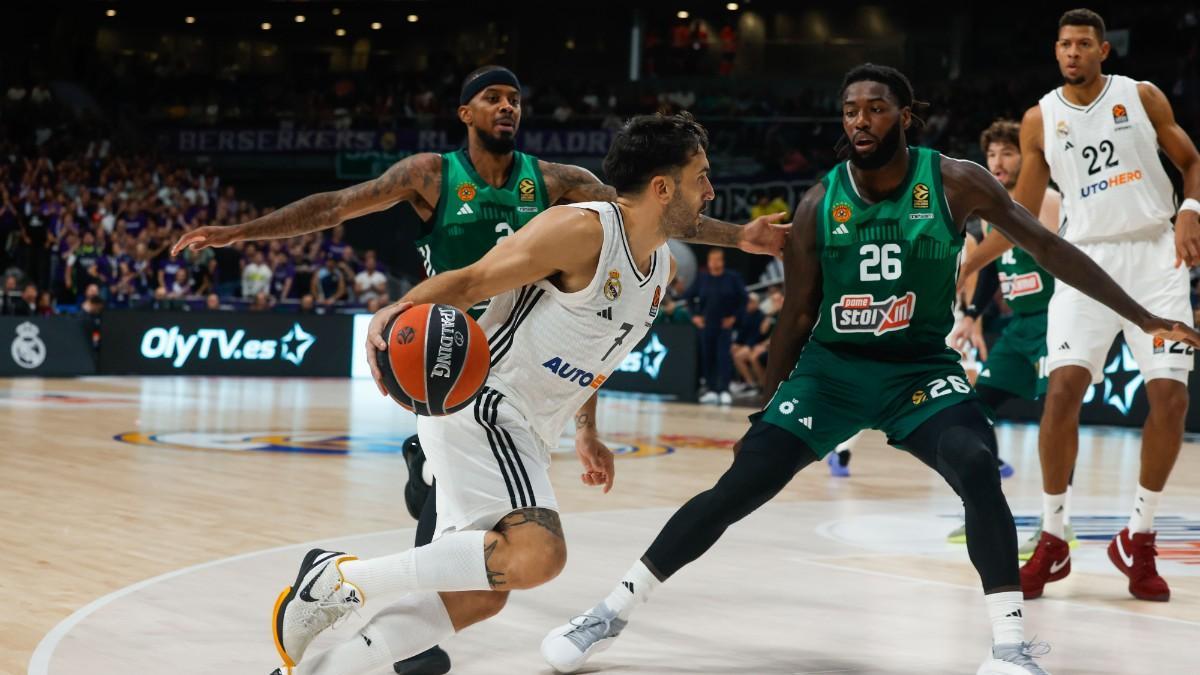 Facundo Campazzo, en el partido de Euroliga ante el Real Madrid