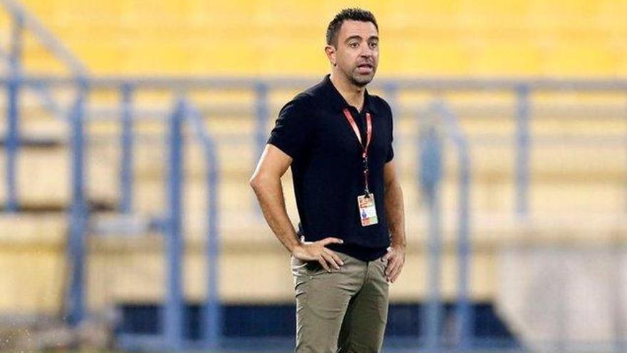 &quot;Xavi, fuera!&quot;, grita la afición del Al Saad