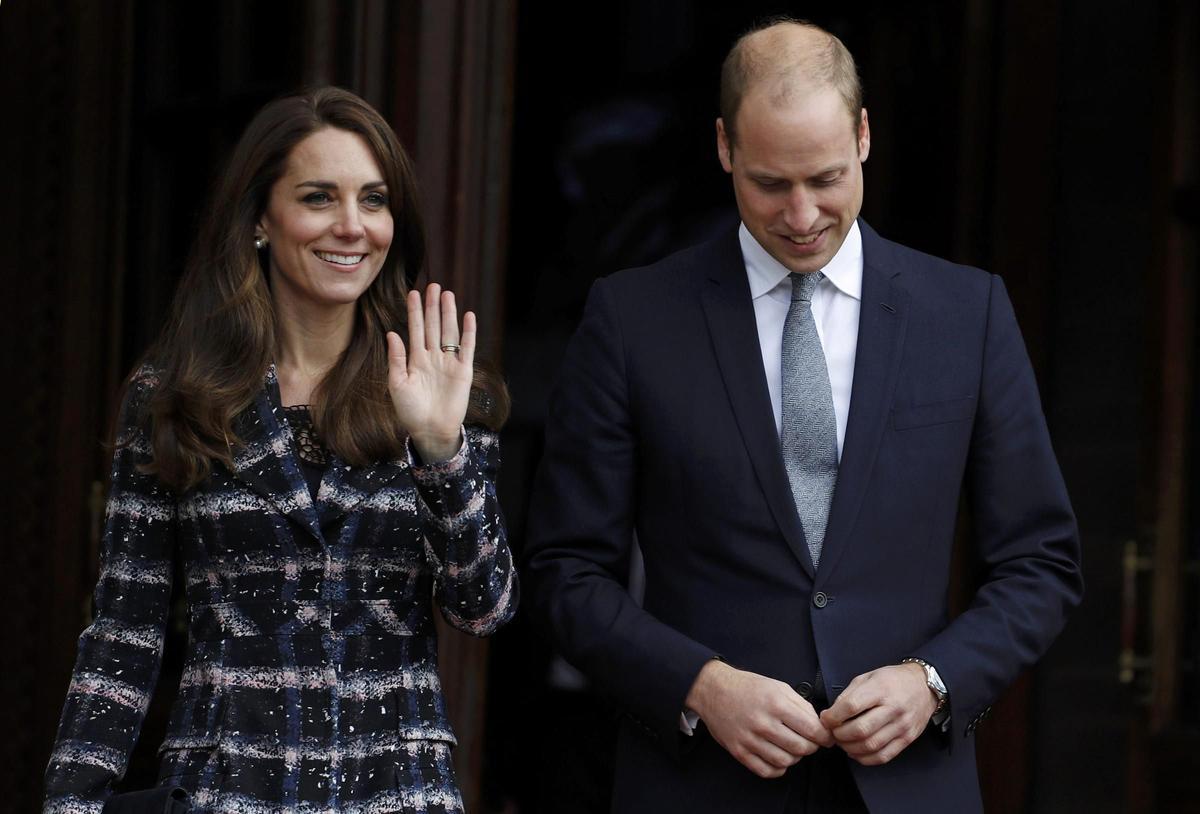 Los Duques de Cambridge de visita en Manchester