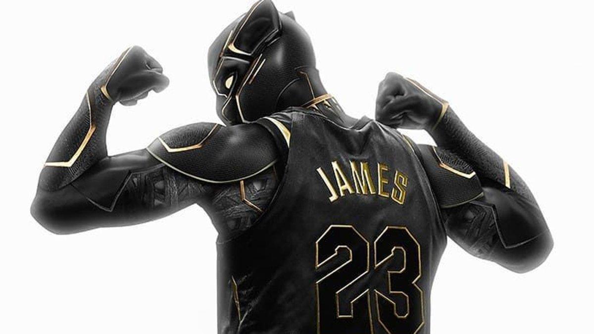 Lebron se traslada al mundo de Marvel con sus amigos