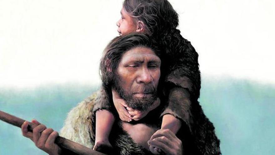 El primer retrato de una familia neandertal