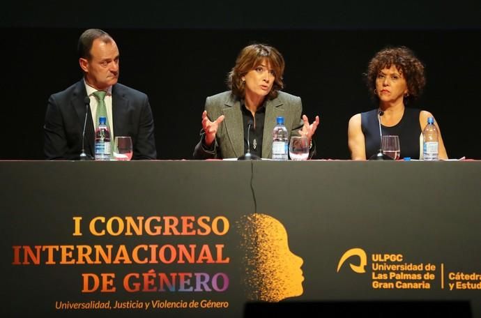 La ministra de Justicia en Funciones, Dolores Delgado en Gran Canaria