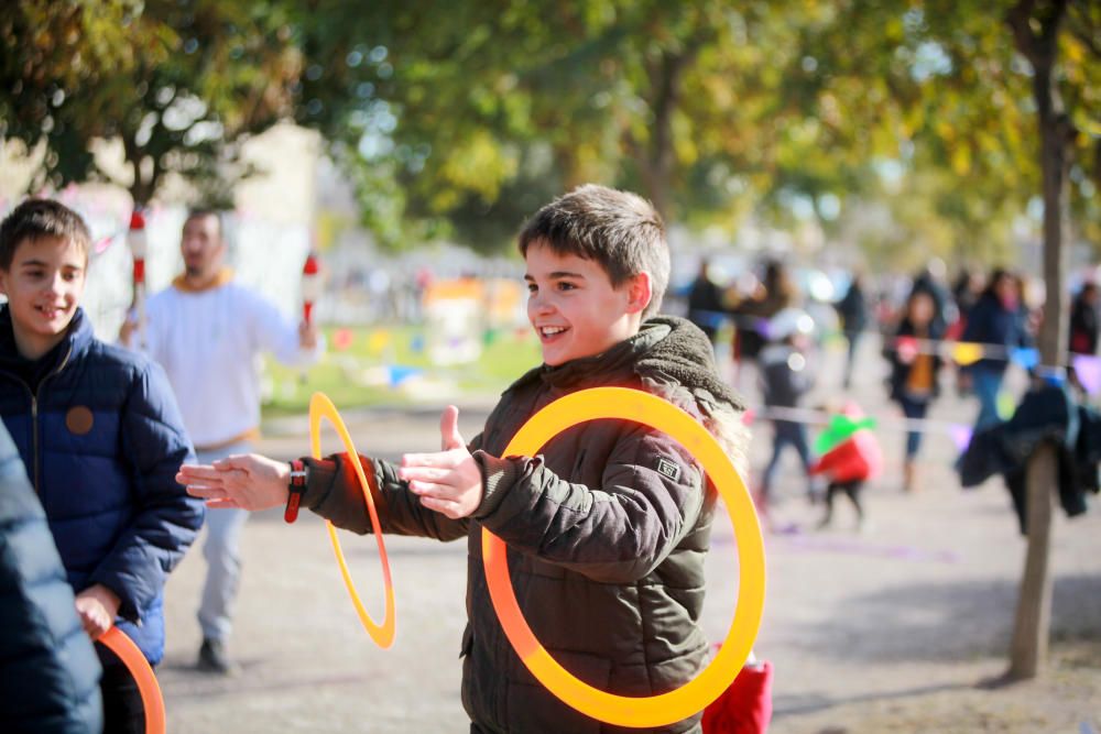 Sant Sebastià se acerca a los niños con la fiesta de sa Riera