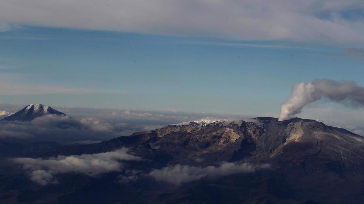 El volcán colombiano Nevado del Ruiz.