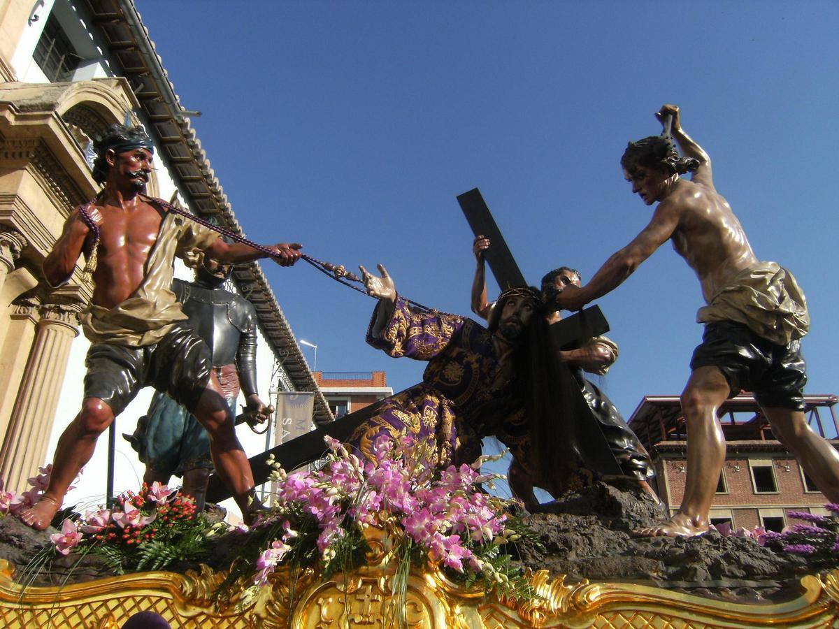 Los protagonizsta son los pasos realizados por Francisco Salzillo en el siglo XVIII