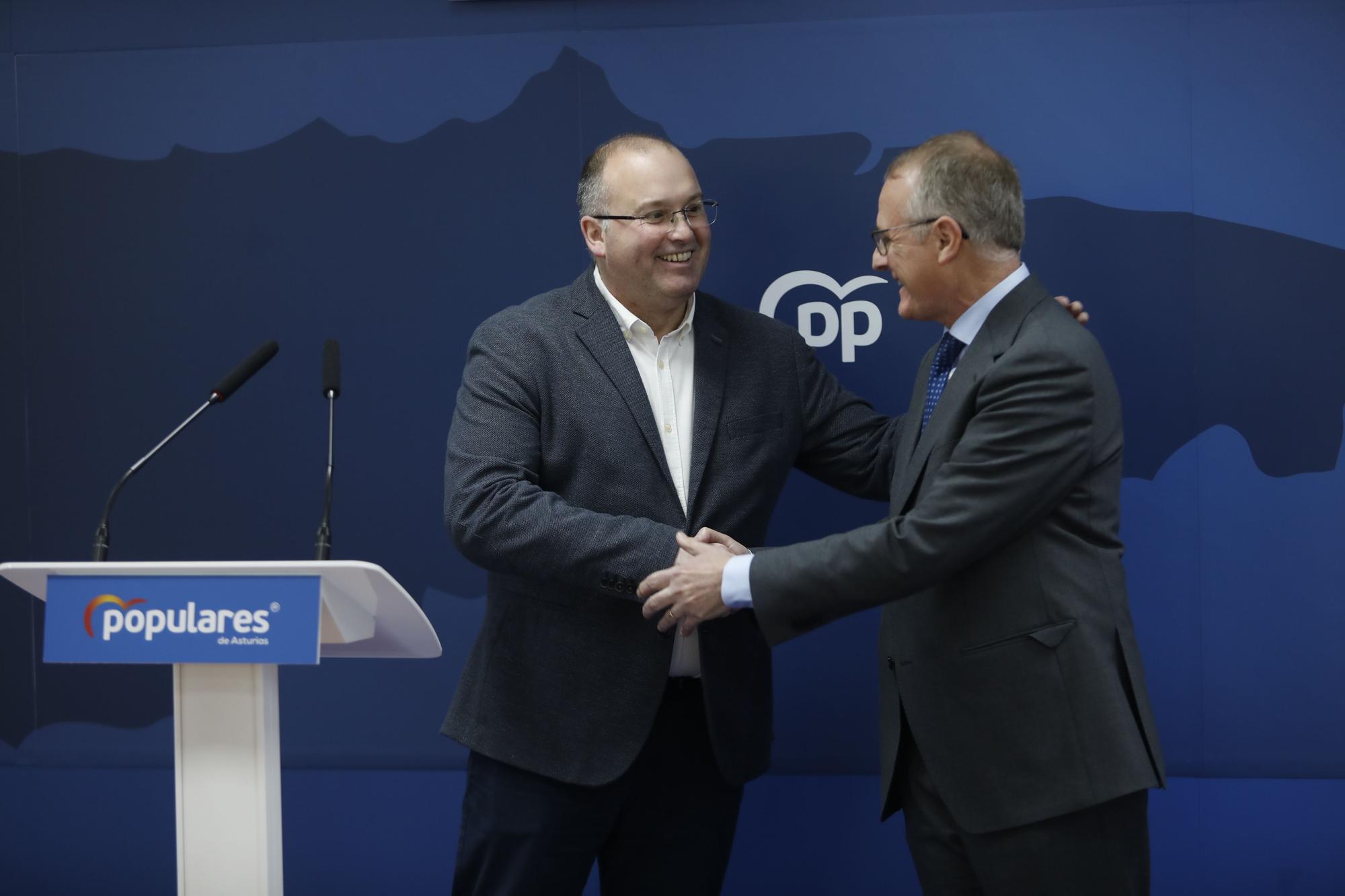 EN IMÁGENES: Miguel Tellado, el vicesecretario general del Partido Popular, de visita en Oviedo