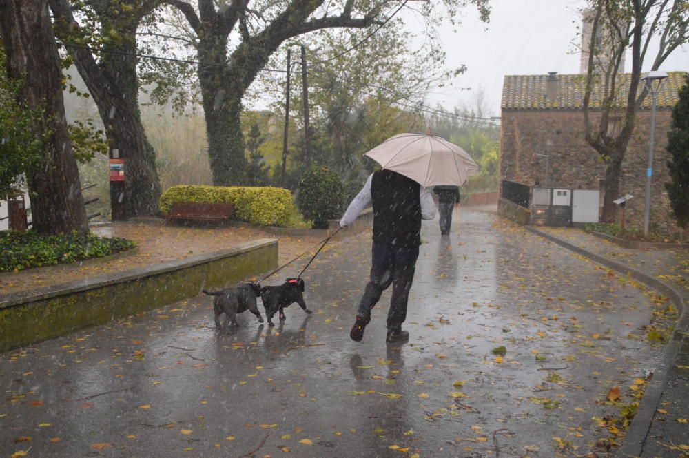 Imatges del temporal del diumenge 18 de novembre