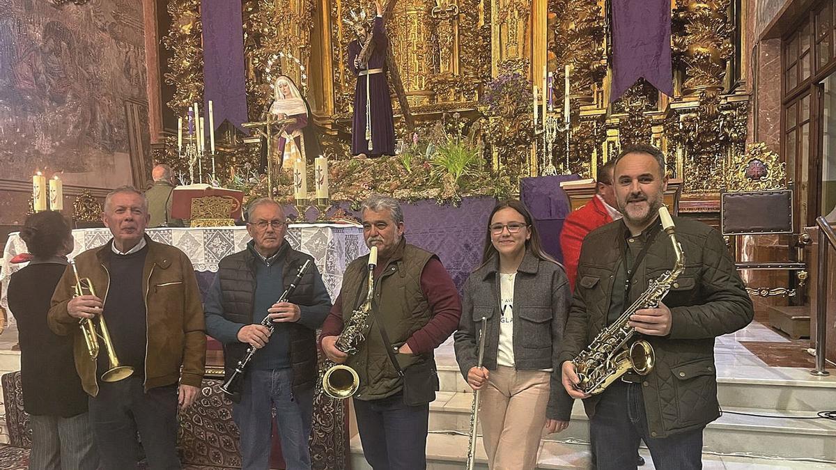 'Miserere' de Baena. Cada viernes de Cuaresma se interpreta en la iglesia de San Francisco el 'Miserere' de Baena por un gurpo musical que también acompaña al Nazareno el Viernes Santo