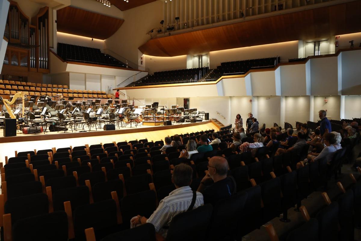 El Palau de la Música listo para la primera prueba