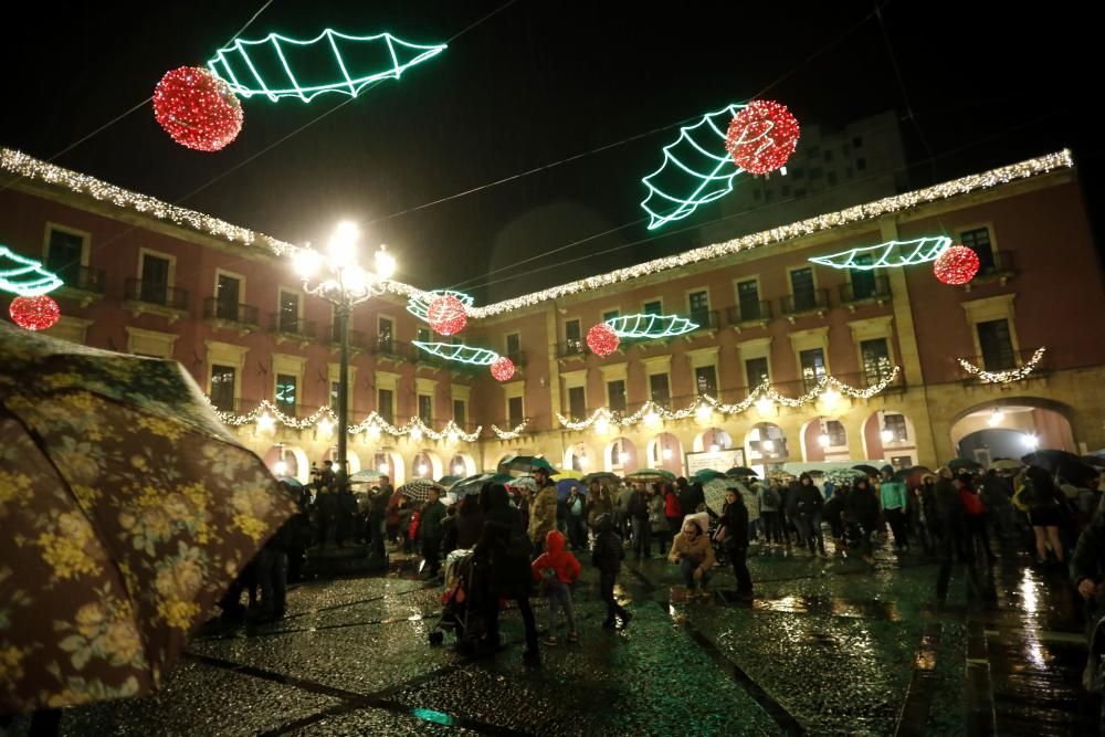 Luces de Navidad en Gijón