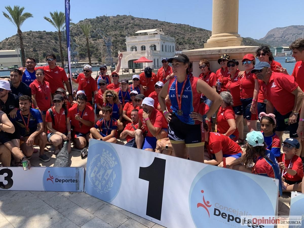 Las mejores imágenes de la IV Regata de la Liga de Barco Dragón