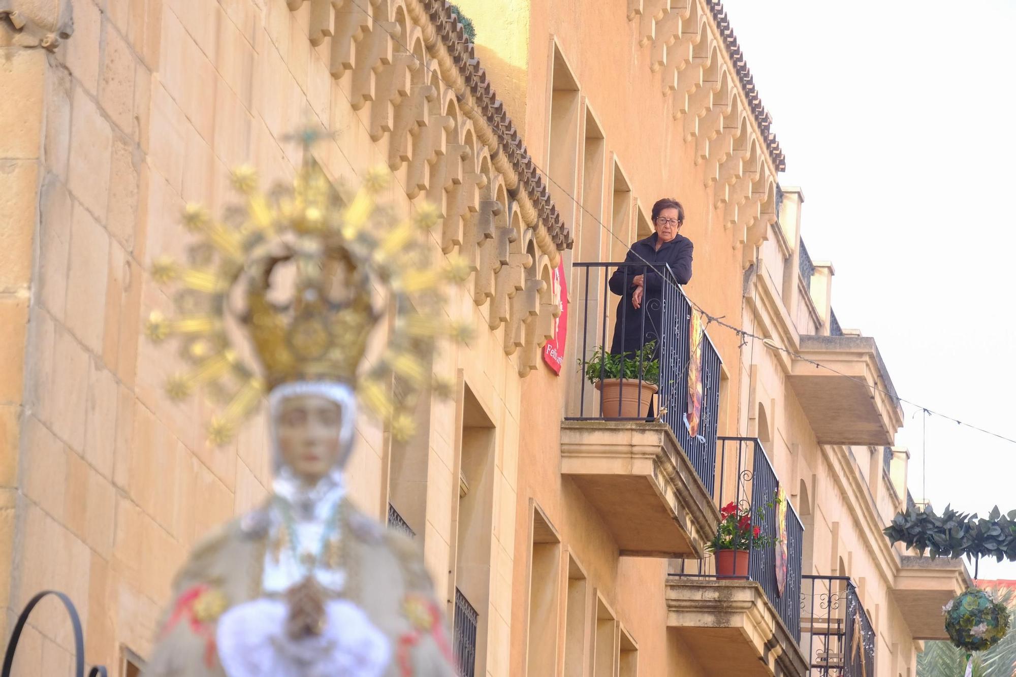 Así ha sido la procesión de la Festividad de la Venida de la Virgen en Elche