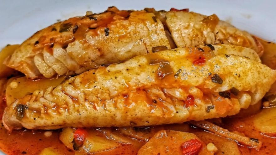 Filetes de gallineta en salsa