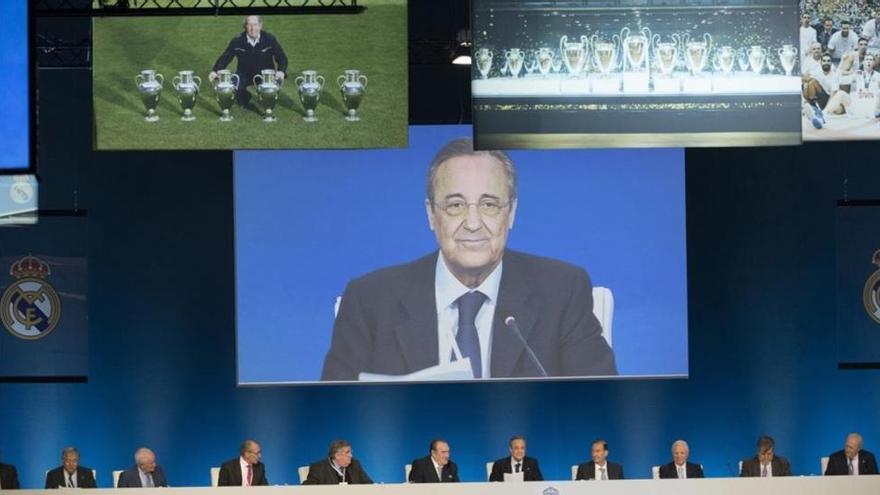 Florentino Pérez vuelve a barrer en la asamblea de socios compromisarios