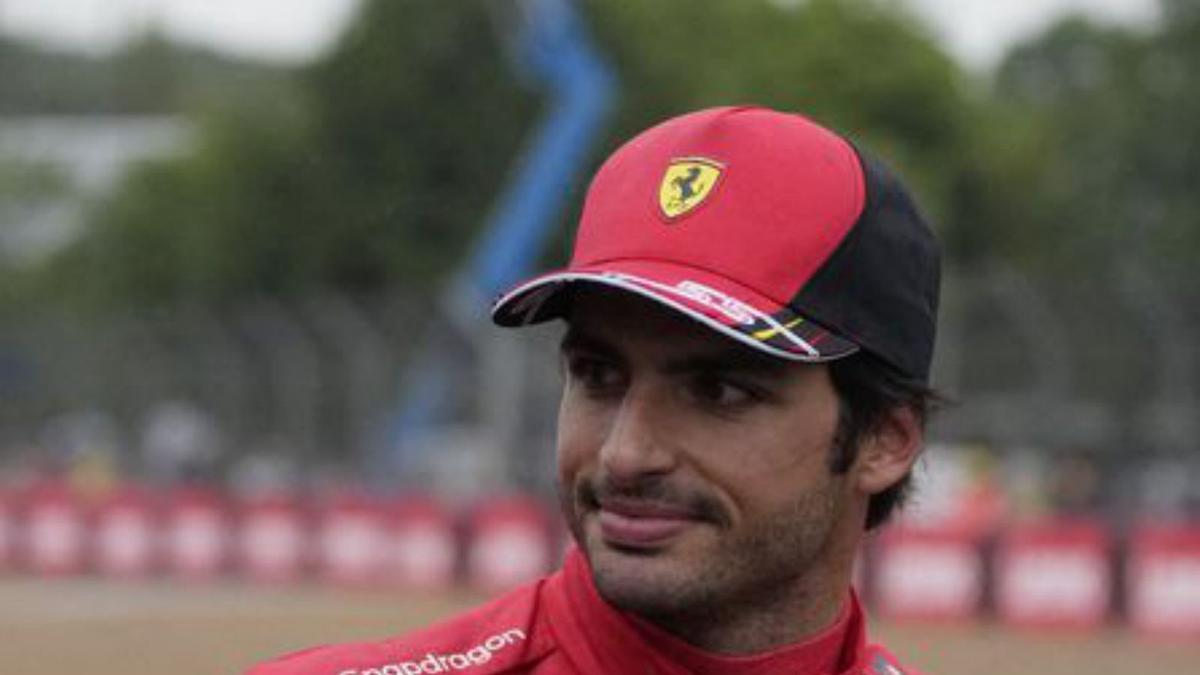 Sainz, ahir a Silverstone.