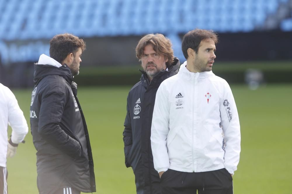 Entrenamiento del Celta en Balaídos