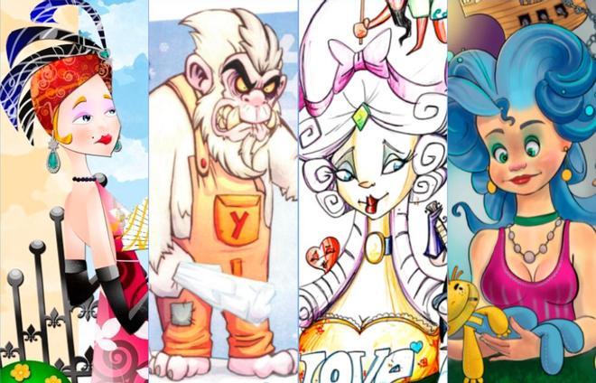 Fallas 2021. Bocetos de la Sección Cuarta B