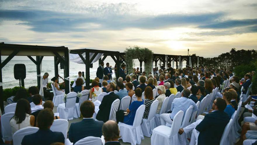 Un enlace en la zona de playa del complejo Los Monteros, donde se celebró el II Marbella All Stars.