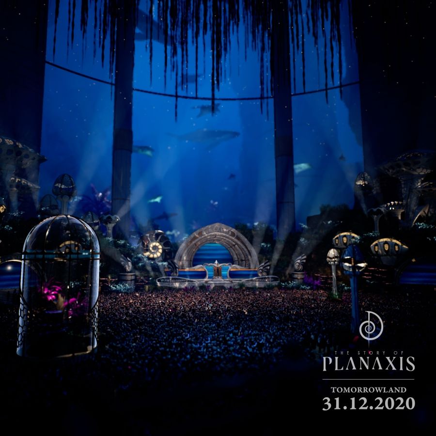 Uno de los mágicos escenarios del evento de Tomorrowland