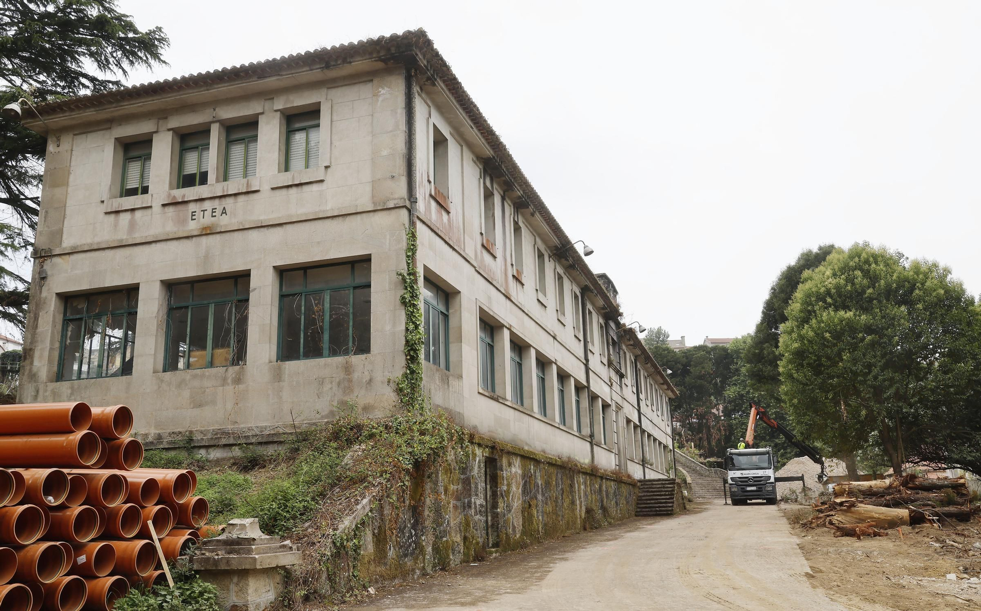 Obras de urbanización en el ámbito PS6 de la ETEA
