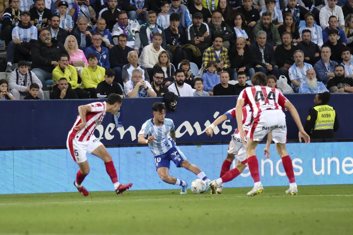 Liga Hypermotion: Málaga CF -Sporting Gijón