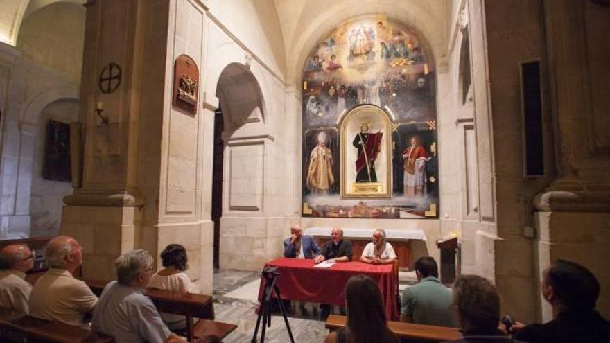 La obra puede ser admirada en el altar de San Juan de la basílica de Santa María.