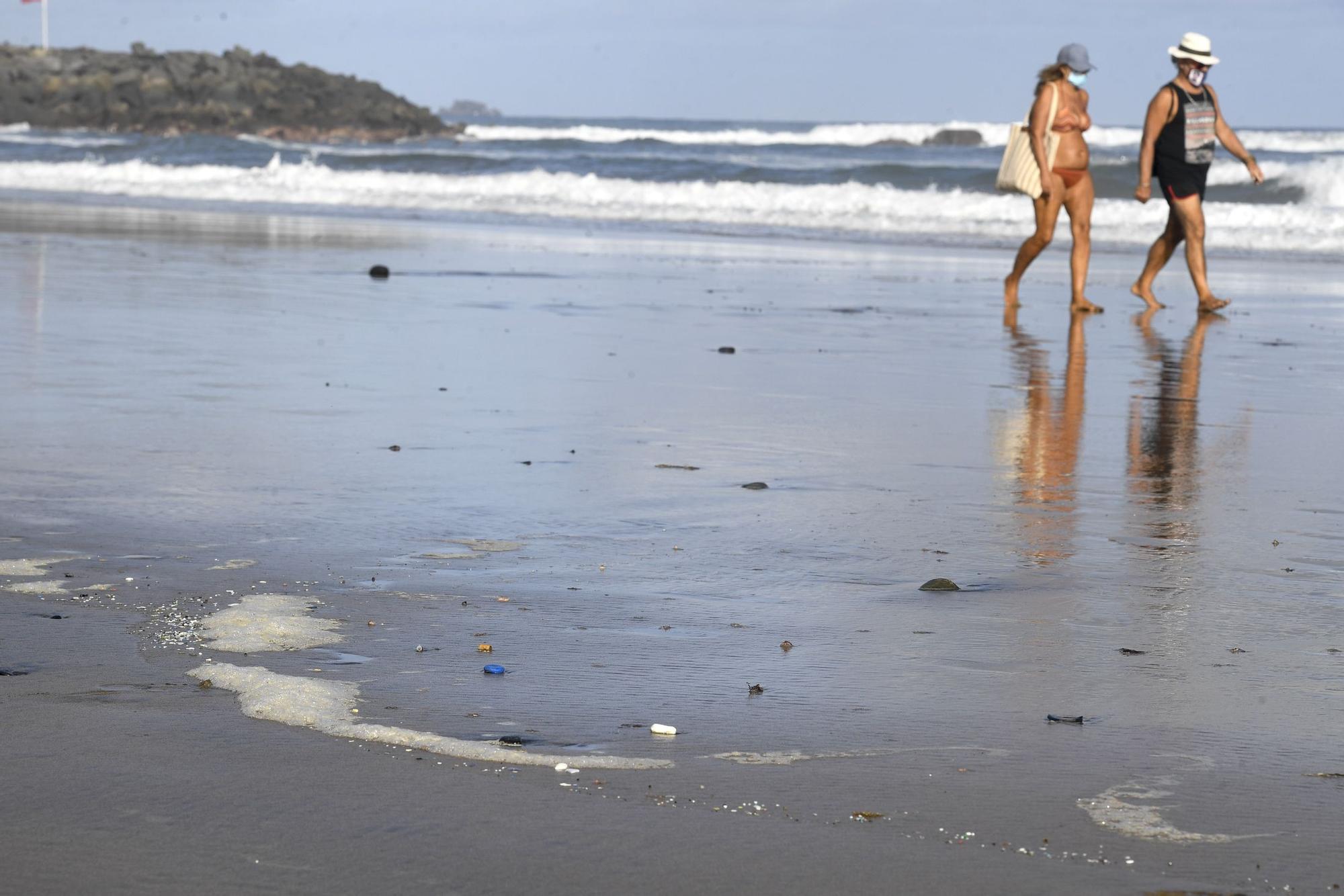 Microplásticos en Las Canteras