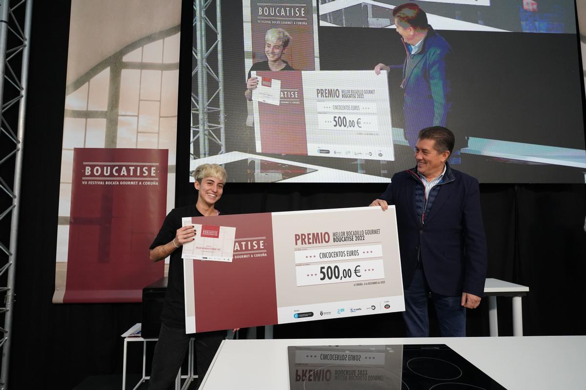 La ganadora del Boucatise con la propuesta del Greca Bar