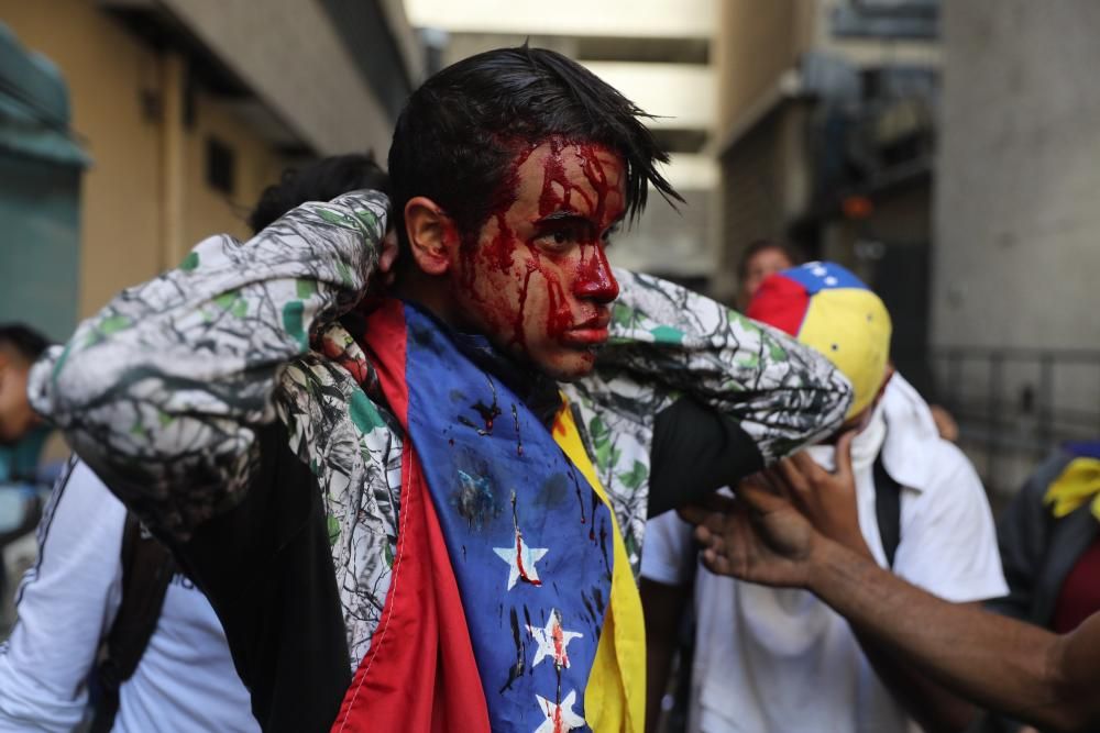 Protestas contra Maduro en Venezuela