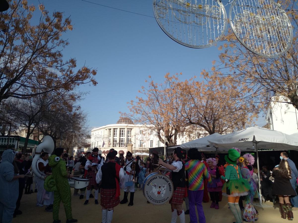 Carnaval, en el Paseo Alfonso XIII en Palma del Río.