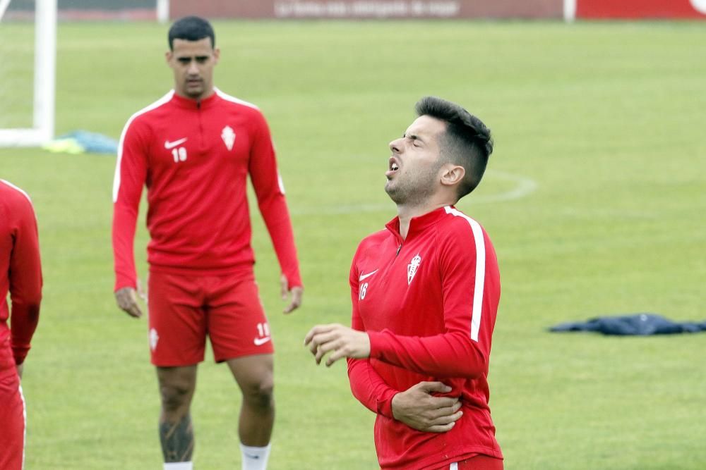 Entrenamiento del Sporting