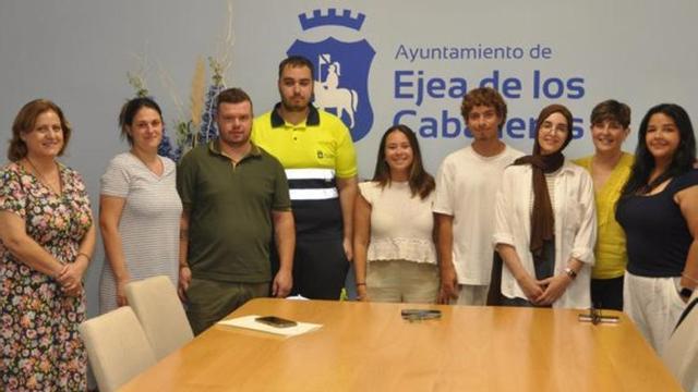 Inserción laboral de los siete jóvenes.