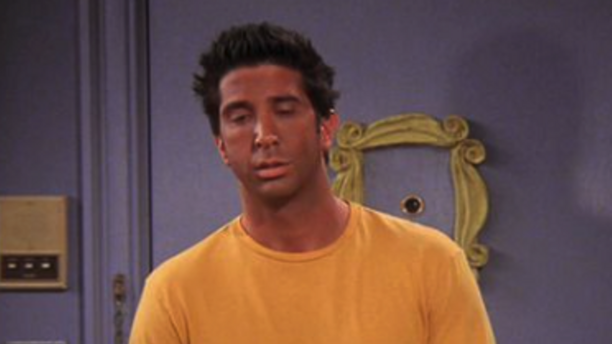 Ross Geller (David Schwimmer) en la serie 'Friends