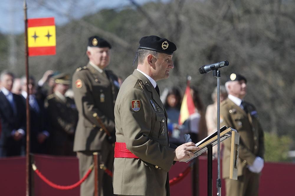 El general Ignacio Olazábal recibe el mando de la BRI X