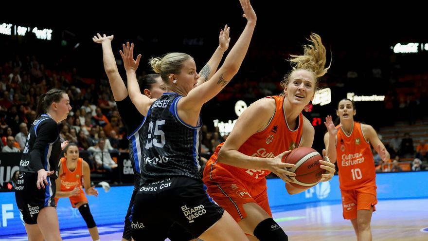 Valencia Basket-IDK Euskotren, Liga F Endesa: Las taronja recuperan la magia en casa