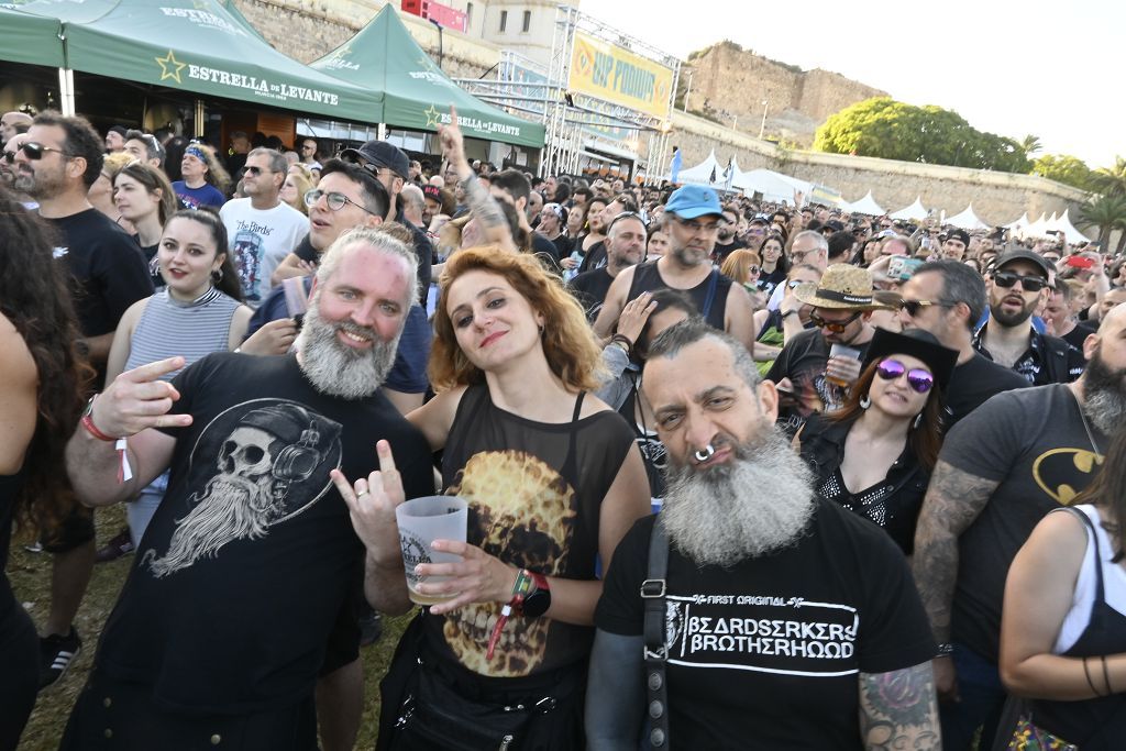 Ambiente de la segunda jornada del Rock Imperium Festival en Cartagena