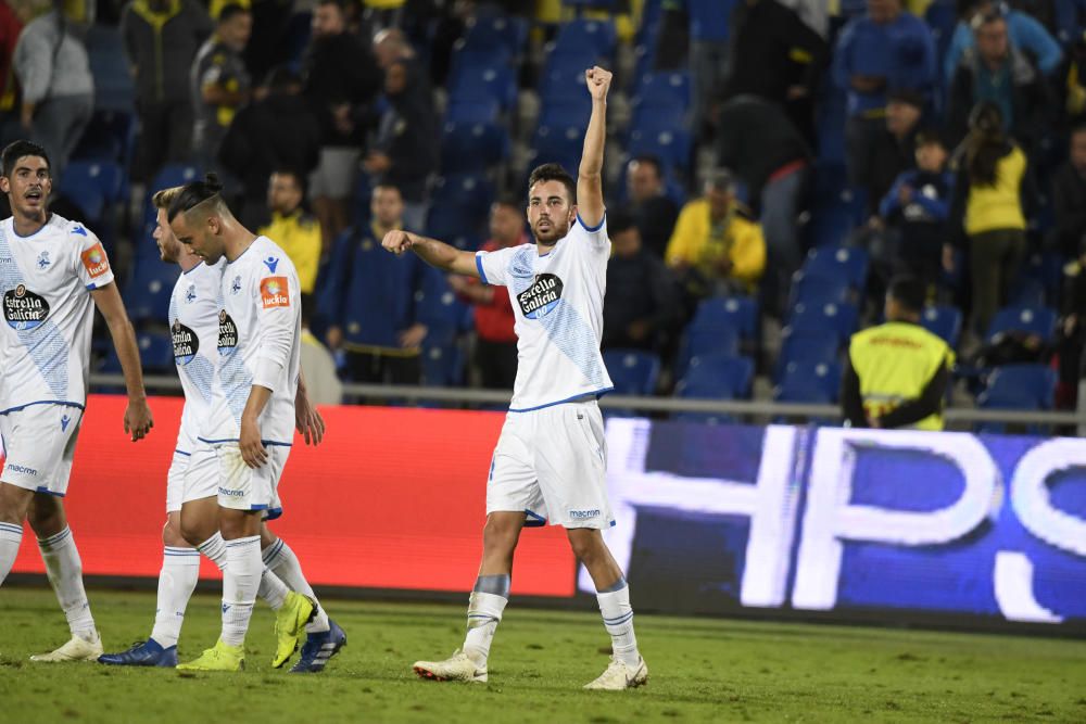 Así se celebró el gol de Domingos al Las Palmas