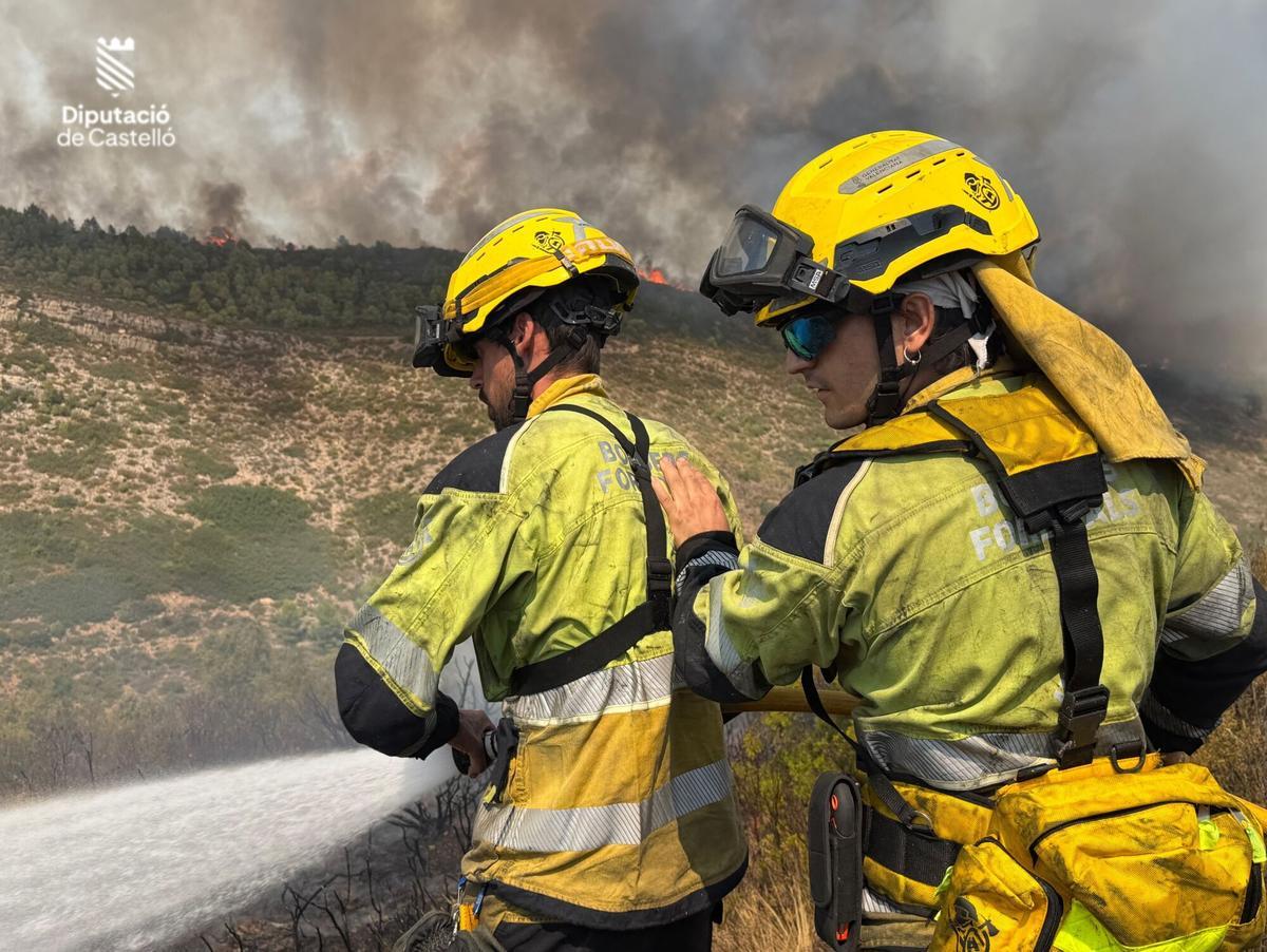 21/08/2026 Bomberos en la extinción del incendio de Segorbe (Castellón) COMUNIDAD VALENCIANA ESPAÑA EUROPA CASTELLÓN SOCIEDAD CONSORCIO PROVINCIAL CASTELLÓN