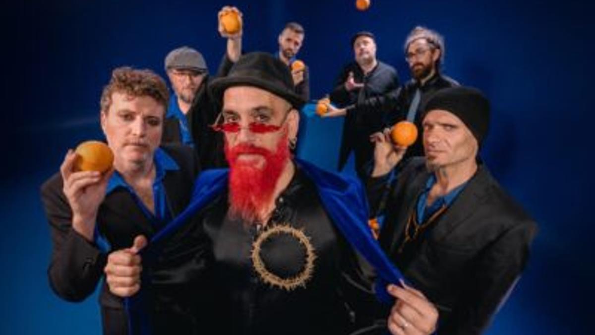 El grupo Eskorzo, que actúa en Redondela.