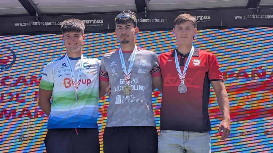 El palista de Algemesí Izan Aliaga gana tres oros en los campeonatos de España de maratón