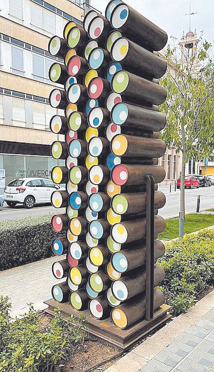 Imagen de la escultura &#039;La luz de la solidaridad&#039;, que inaugurarán en el acto de homenaje.