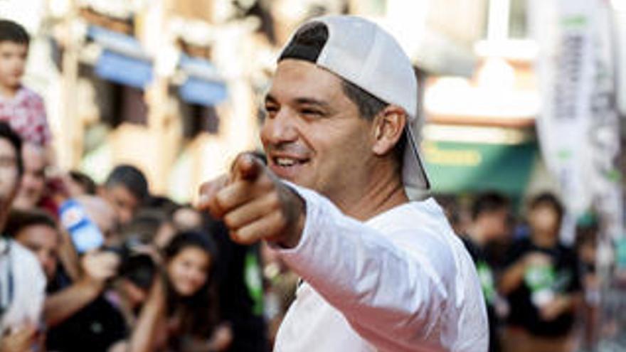 Frank Cuesta en el FesTVal de Vitoria.