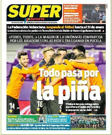 Portada SUPERDEPORTE martes 12 enero 2021