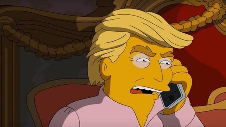 Los Simpson se ríen de Donald Trump.